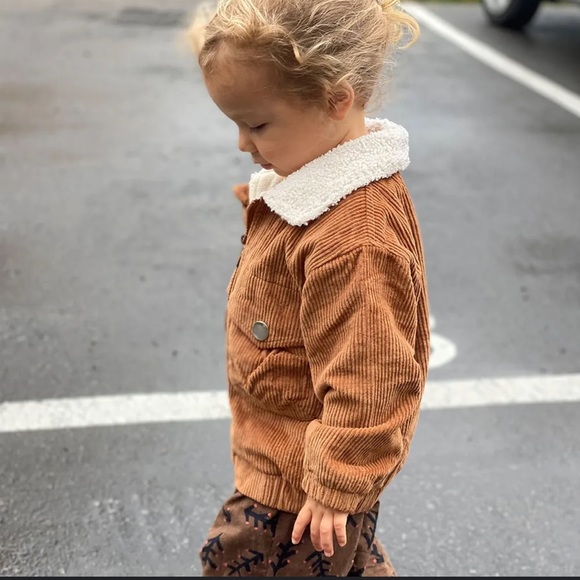 BABY B’GOSH | Corduroy Shearling Jacket | 6M - Picture 10 of 11